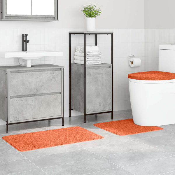 Anti-Rutsch Badematten Set Orange 3-teilig