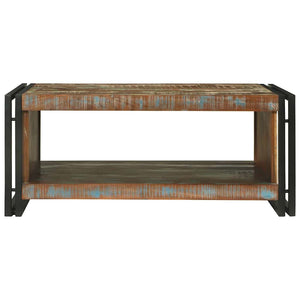 Couchtisch aus Massivholz 90x50 cm