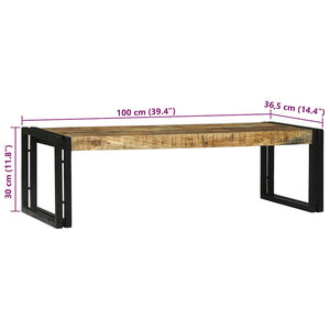 Couchtisch 2er Set Braun Mango Massivholz