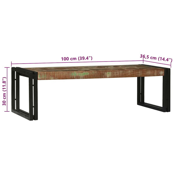 Couchtisch 2er Set Mehrfarbig Massivholz
