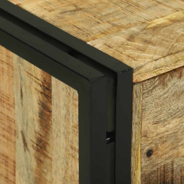 Couchtisch Braun Mango Massivholz 90x50 cm