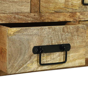 Couchtisch Braun Mango Massivholz 90x50 cm