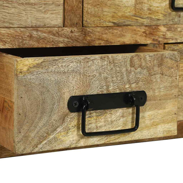 Couchtisch Braun Mango Massivholz 90x50 cm