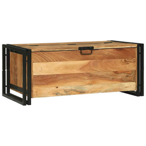 Couchtisch Akazie Massivholz Braun 90x50 cm