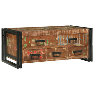 Mehrfarbiger Couchtisch Massivholz