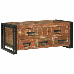 Mehrfarbiger Couchtisch Massivholz