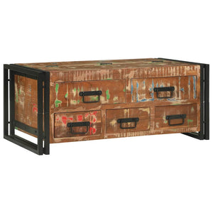 Mehrfarbiger Couchtisch Massivholz