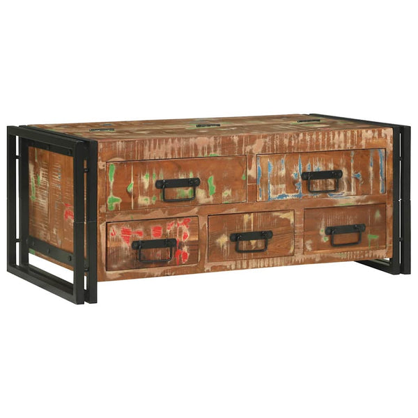 Mehrfarbiger Couchtisch Massivholz