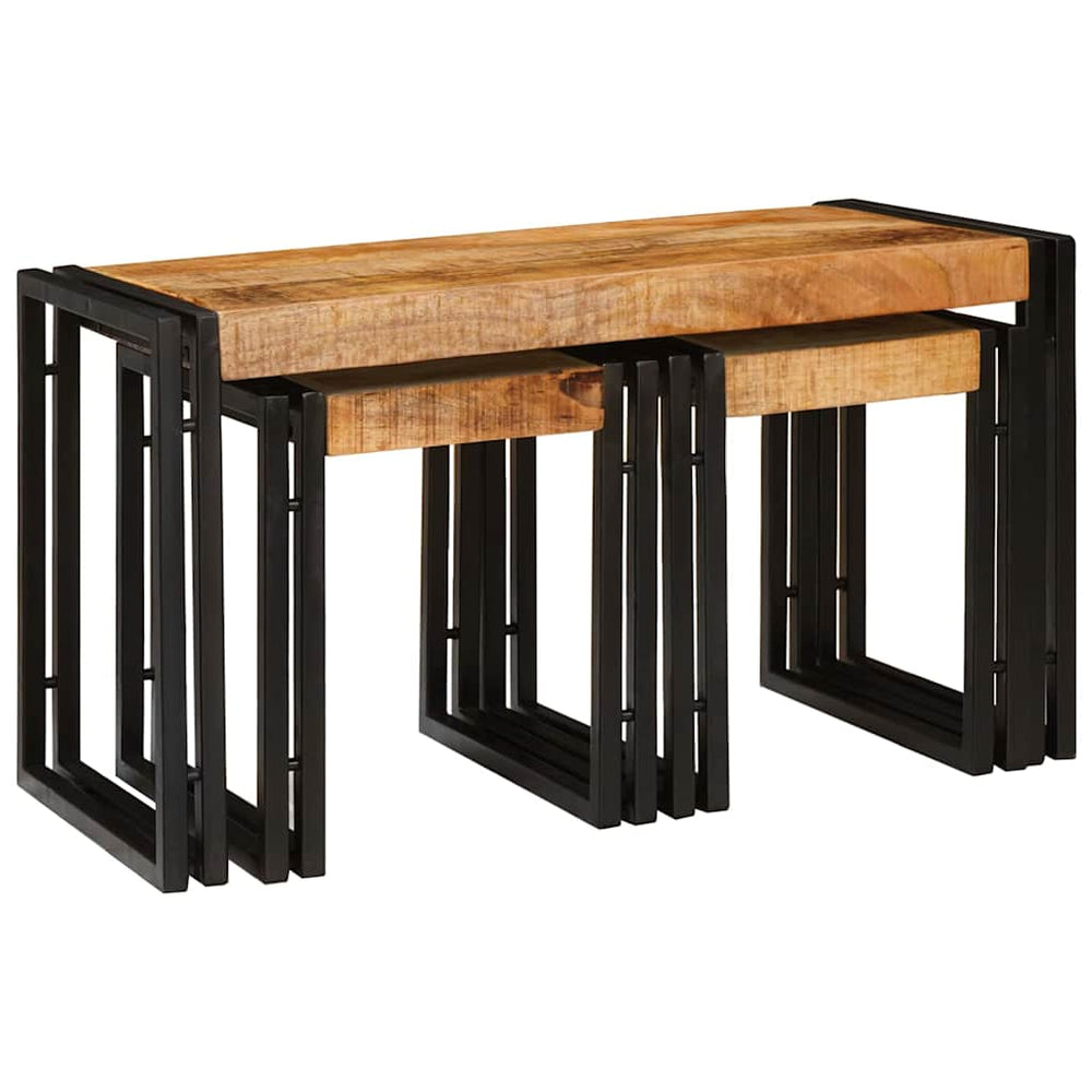 Nestingtisch 3er Set Mango Massivholz