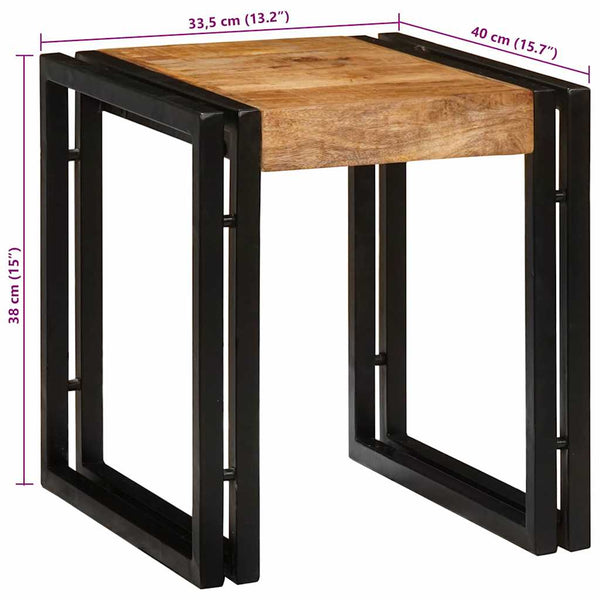 Nestingtisch 3er Set Mango Massivholz