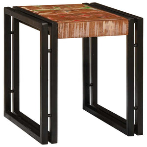 Nestingtisch 3er Set Recyclingholz Metall