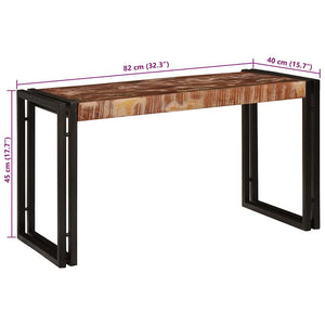 Nestingtisch 3er Set Recyclingholz Metall