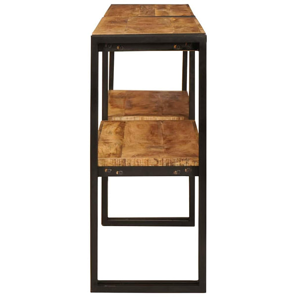 Konsolentisch Braun Mango Massivholz 160cm
