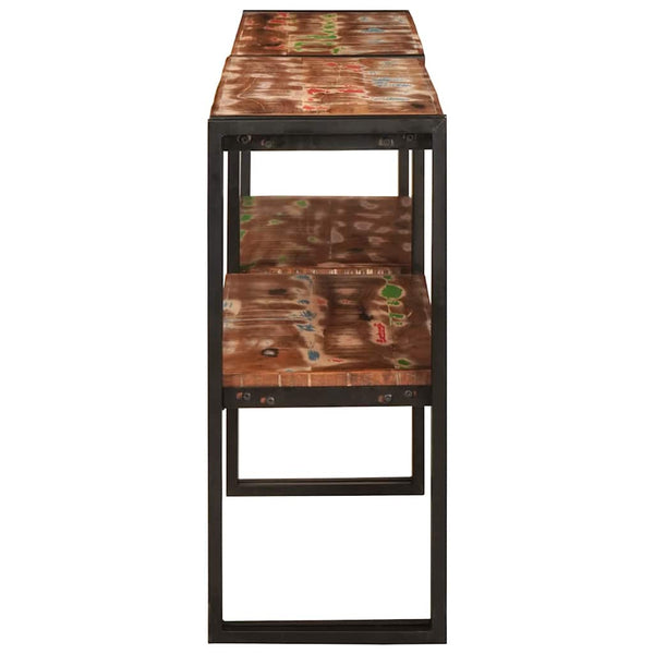 Konsolentisch Mehrfarbig Massivholz mit Regal