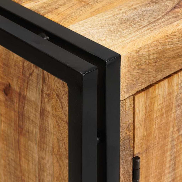 Highboard Braun Mangoholz Metall