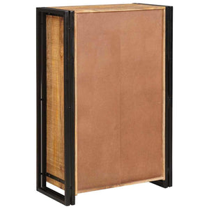 Highboard Braun Mangoholz Metall