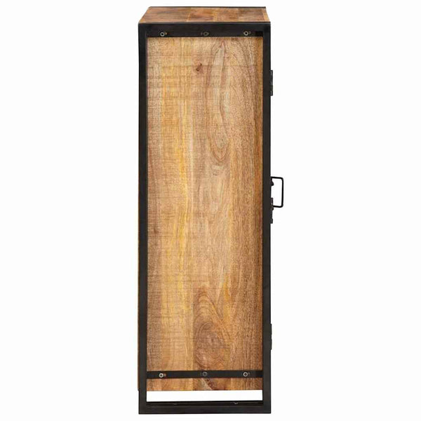 Highboard Braun Mangoholz Metall