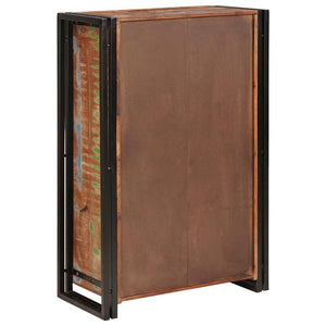 Highboard Braun Recyceltes Holz Metall
