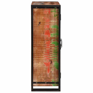 Highboard Braun Recyceltes Holz Metall