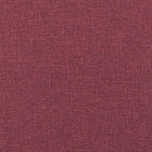 Modulares Sofa Weinrot mit Kissen