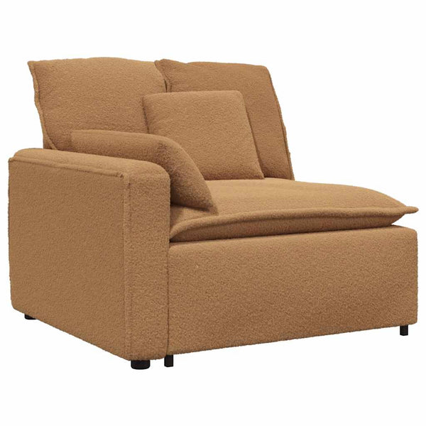 Modulares Sofa mit Kissen Beige