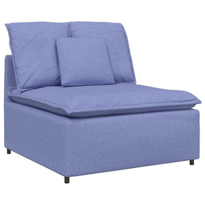 Modulares Jeansblaues Sofa mit Kissen