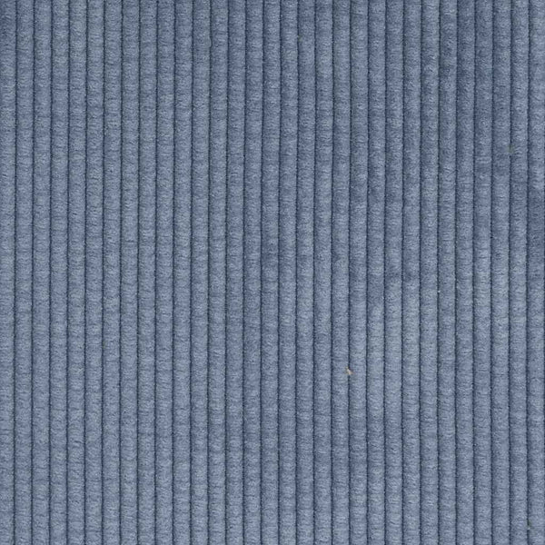 Modulares Cordstoff Sofa Blau mit Kissen