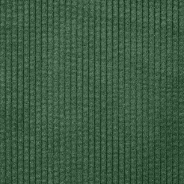 Modulares Sofa Dunkelgrün mit Fußhocker