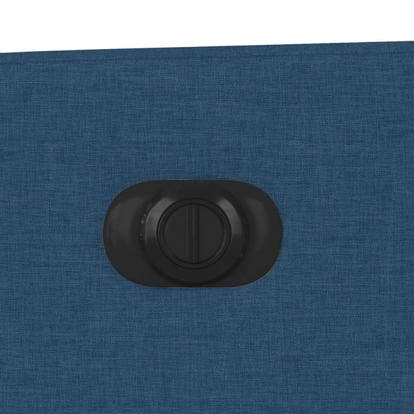 Elektrischer Relaxsessel Blau Stoff