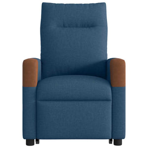 Relaxsessel mit Aufstehhilfe Blau