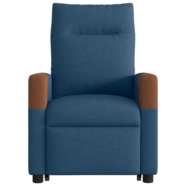 Relaxsessel mit Aufstehhilfe Blau