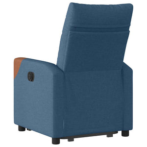 Relaxsessel mit Aufstehhilfe Blau