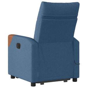 Massagesessel mit Aufstehhilfe Blau