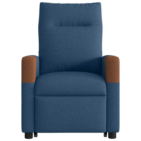 Elektrischer Relaxsessel mit Aufstehhilfe Blau