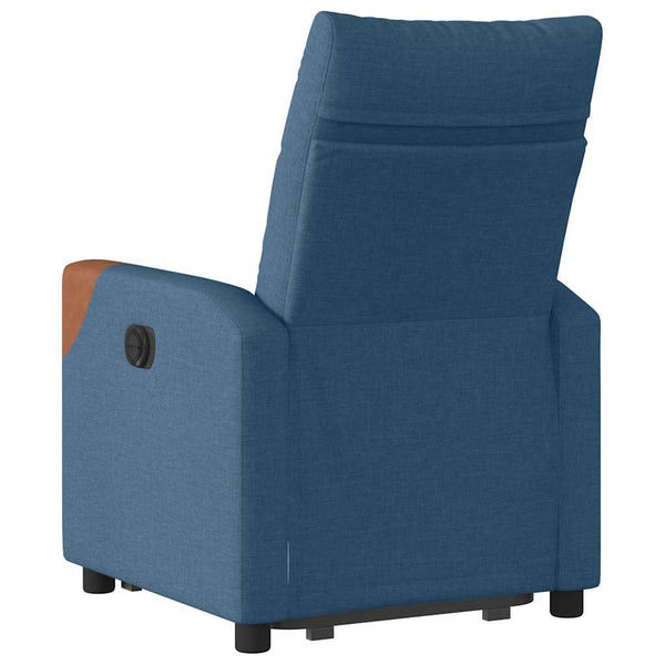Elektrischer Relaxsessel mit Aufstehhilfe Blau