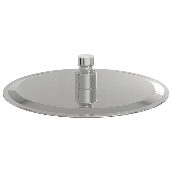 Regenbrause Edelstahl Rund 20cm