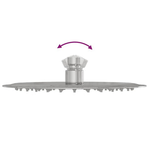 Regenbrause Edelstahl Rund 20cm