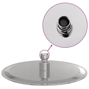 Regenbrause Edelstahl Rund 20cm