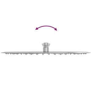 Edelstahl Regenbrause 40cm Rund