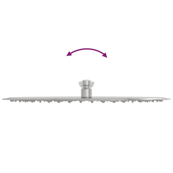 Edelstahl Regenbrause 40cm Rund