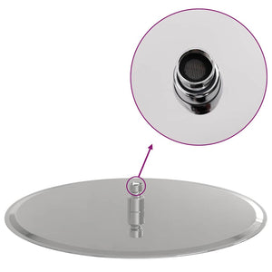 Edelstahl Regenbrause 40cm Rund