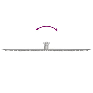 Edelstahl Regenbrause 50cm Rund