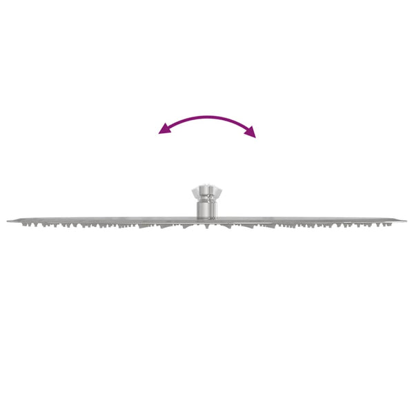 Edelstahl Regenbrause 50cm Rund
