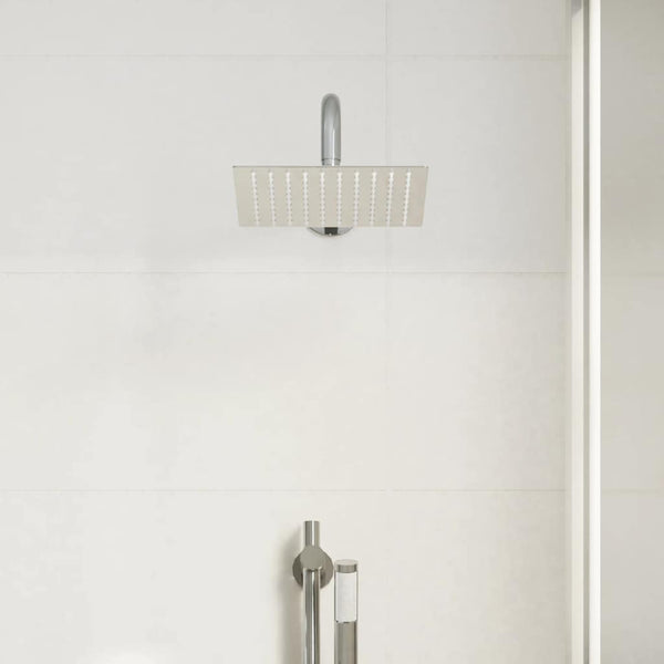 Edelstahl Regenbrause 20x20 cm Quadrat