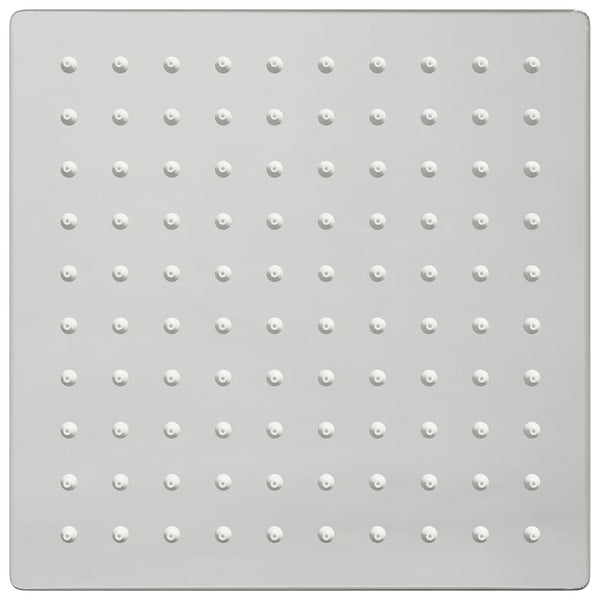 Edelstahl Regenbrause 20x20 cm Quadrat