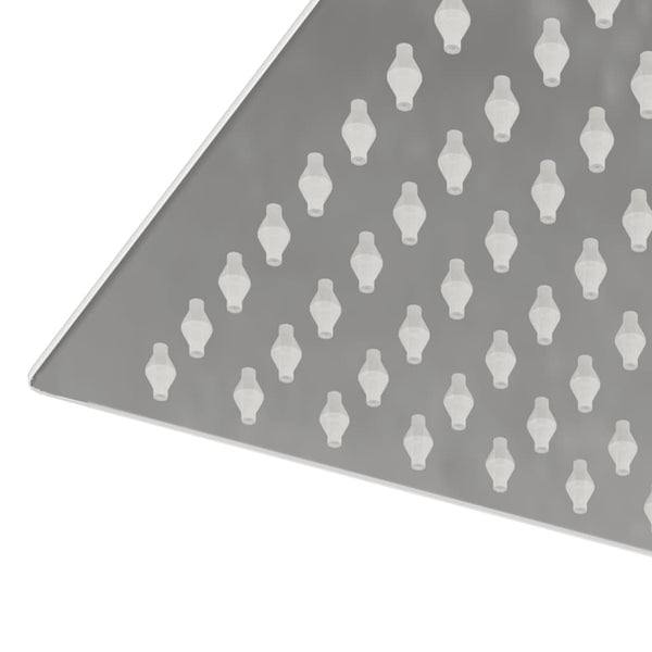 Edelstahl Regenbrause 20x20 cm Quadrat