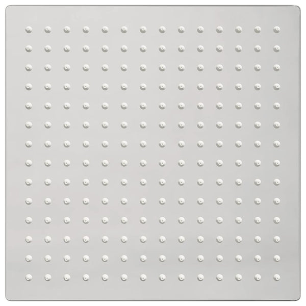 Quadratische Edelstahl-Regenbrause, 25x25 cm