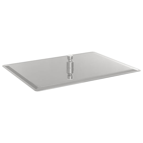 Edelstahl Regenbrause 40x30cm Rechteckig