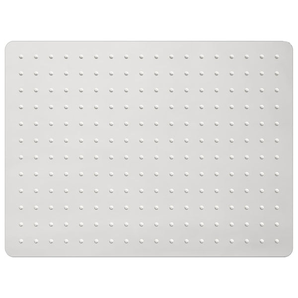 Edelstahl Regenbrause 40x30cm Rechteckig