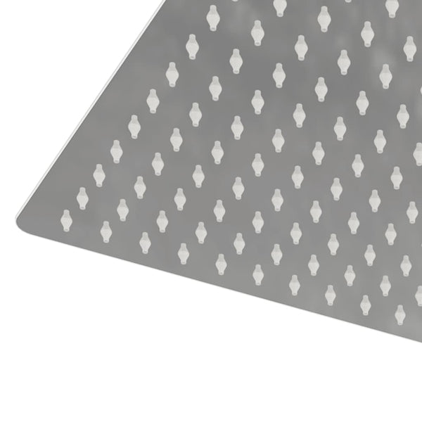 Edelstahl Regenbrause 40x30cm Rechteckig